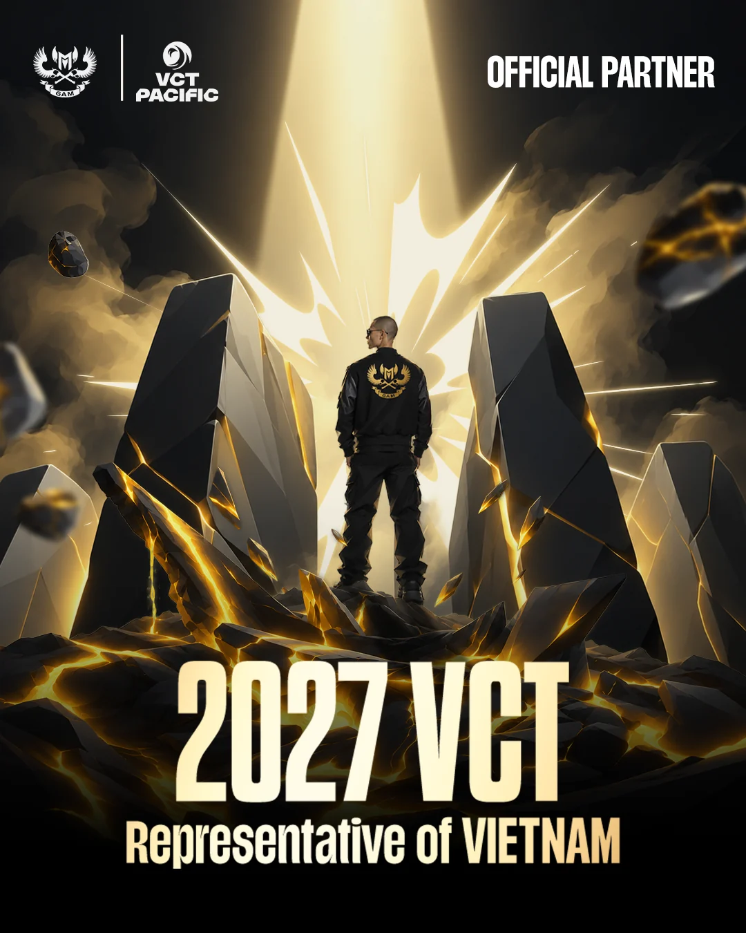 GAM Esports x VCT Pacific, official partner: 2027 VCT, representative of Vietnam