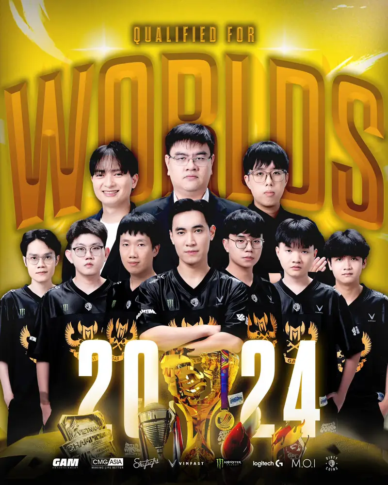 GAM sẽ có mặt tại Worlds 2024