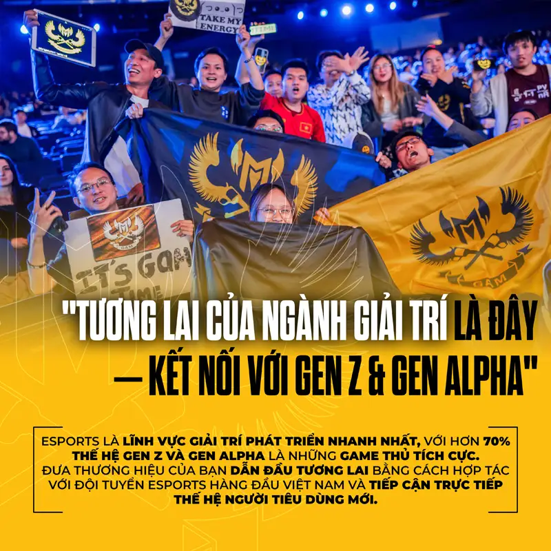 Esports: Tương lai của ngành giải trí - Tiếp cận Gen Z và Gen Alpha với GAM Esports