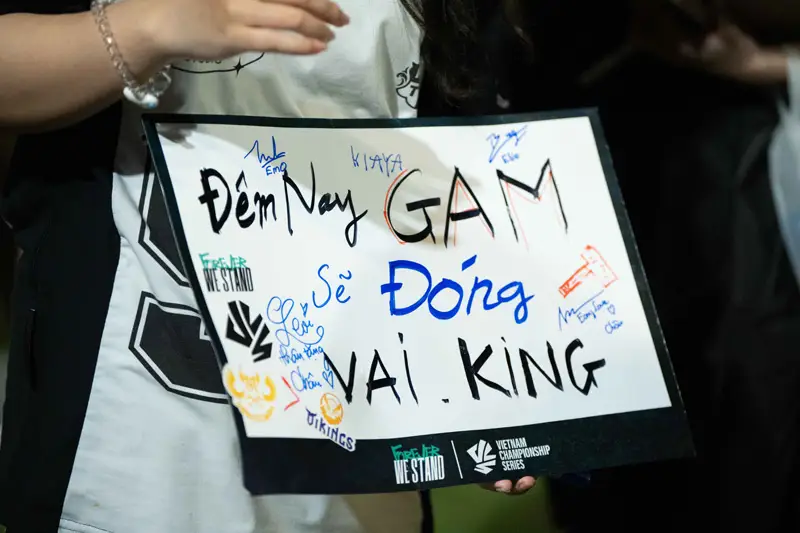Slogan cổ vũ của các #GAMFAM