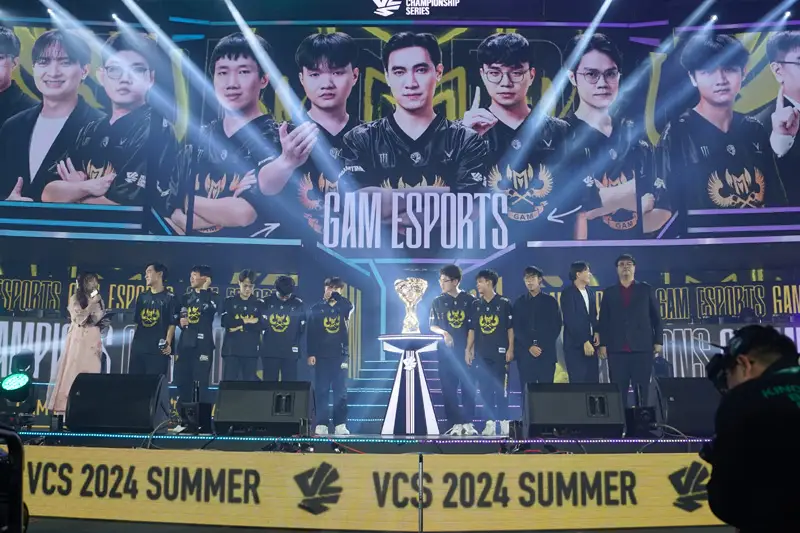 Màn phỏng vấn các game thủ đội GAM Esports sau khi trận đấu kết thúc