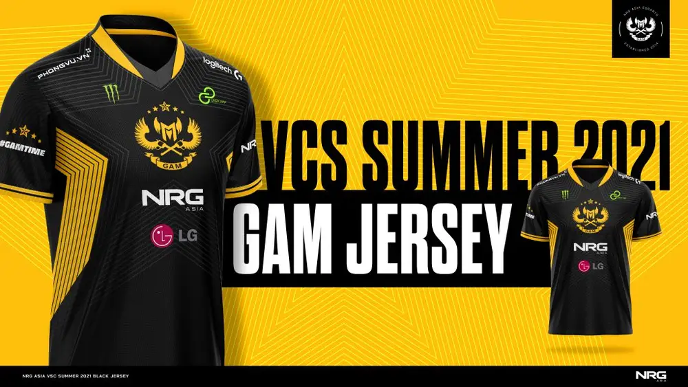 GAM releases their new VCS summer 2021 jersey