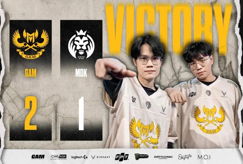 GAM vs. MDK: Trận chiến huyền thoại và cuộc lội ngược dòng đầy cảm xúc tại CKTG 2024