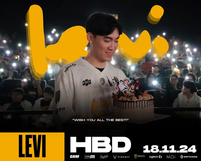 Mừng sinh nhật Levi: Biểu tượng của lòng nhiệt huyết