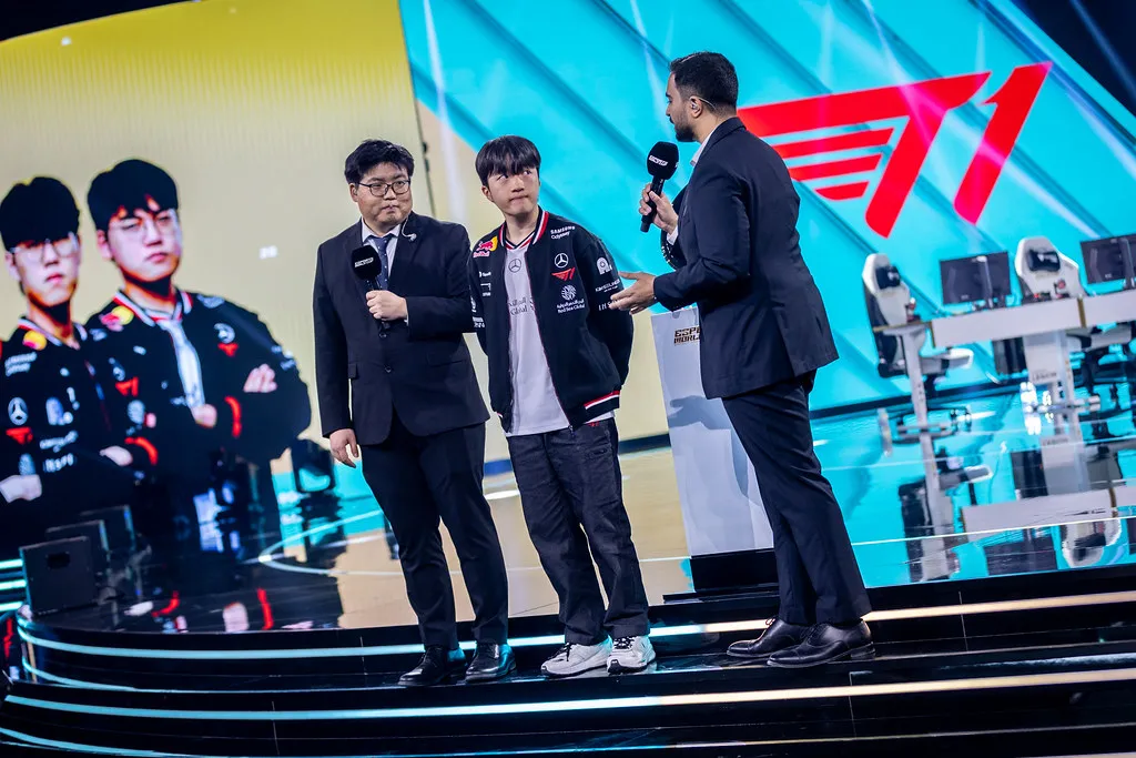 T1 on the Esports World Cup stage