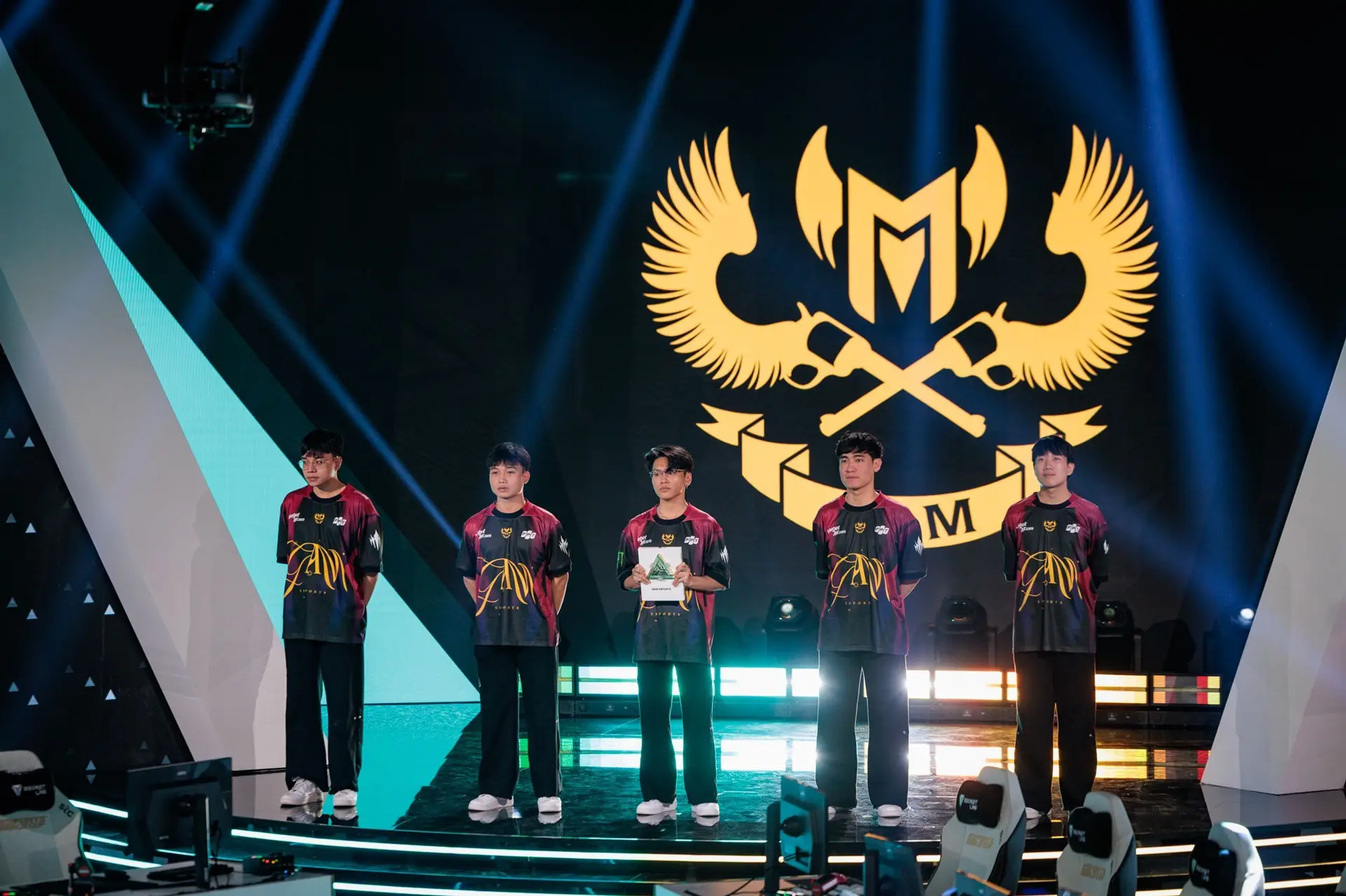 GAM on the Esports World Cup 2026 Opening Ceremony stage in Paris